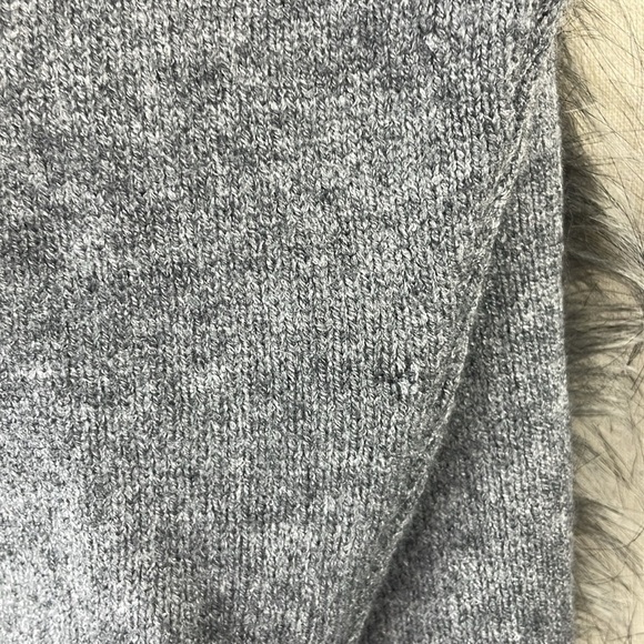 NWT Forever 21 Contemporary Cardigan Sweater SZ M Faux Fur Pockets Nice Heavy - Picture 13 of 14